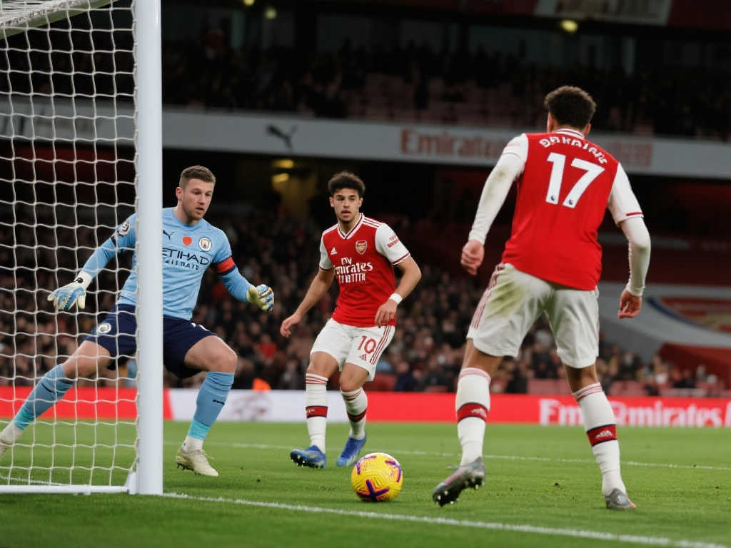 惊险！阿森纳后防失误遭断球，杜埃绝佳机会无力射门被扑出